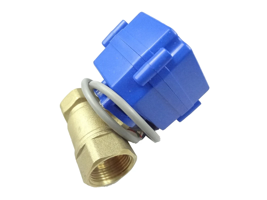 10 قطعة من بمحركات صمام النحاس ، G1/2 "DN15 ، 2 الطريق ، CR05 ، الكهربائية صمام ، بمحركات الكرة صمام