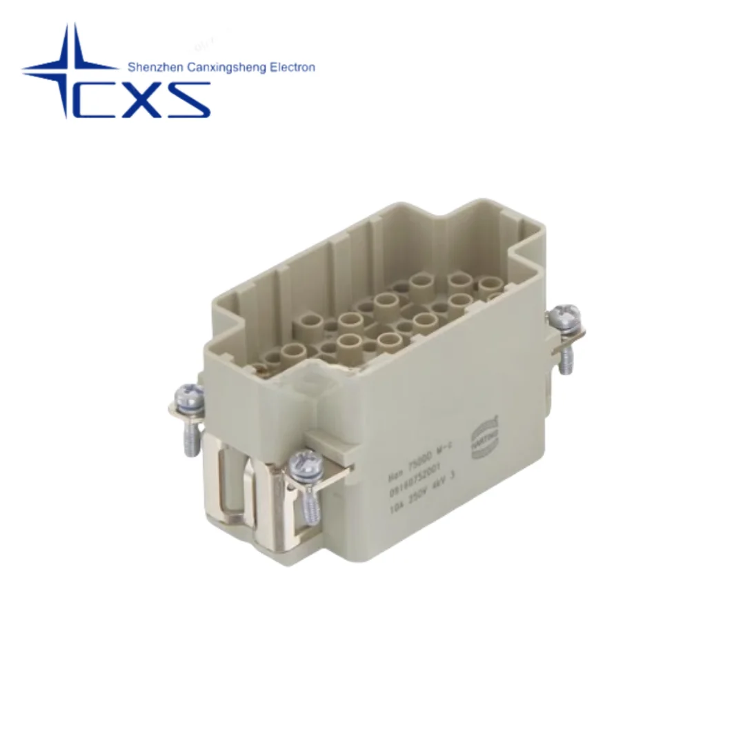 

1 шт. 09160752001 Германия ЖЕСТКИЙ сверхмощный разъем HAN 75DDD M-C 75Pin штекер