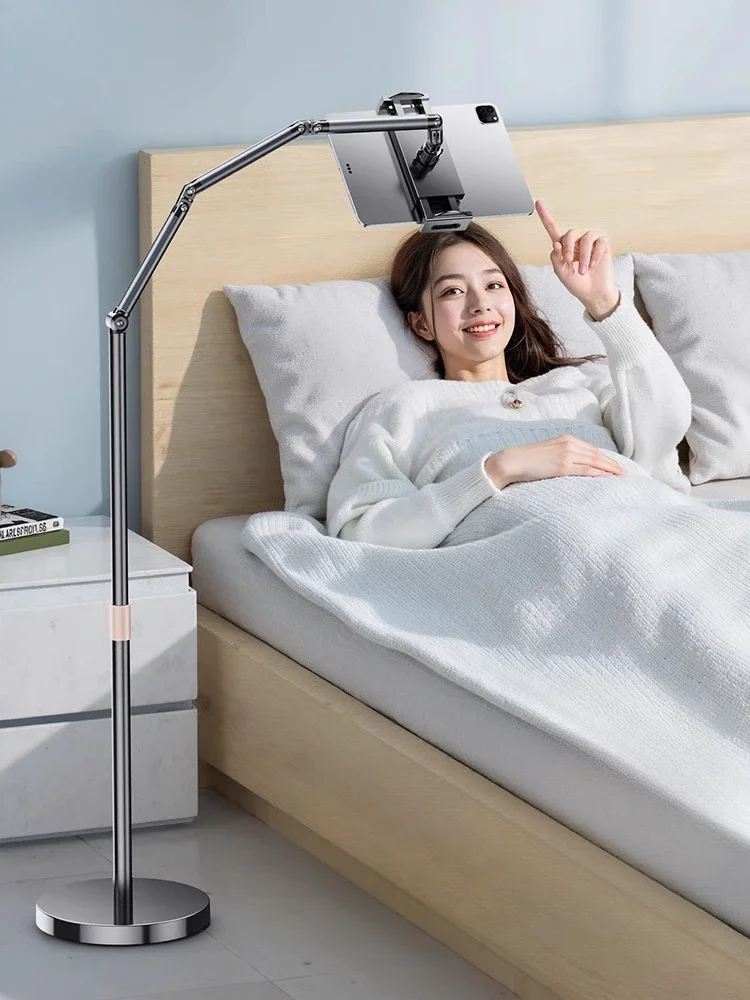 

Bedside lazy support frame, bed mobile phone desktop overhead shooting live broadcast telescopic tripod