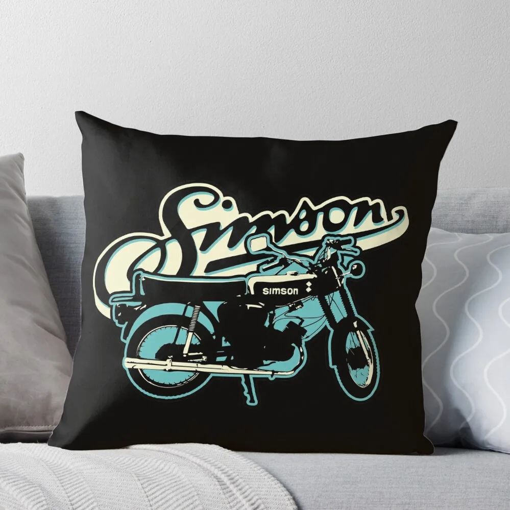 

S51 moped drivers and GDR fans. Throw Pillow Decorative Sofa Cushion Couch Cushions