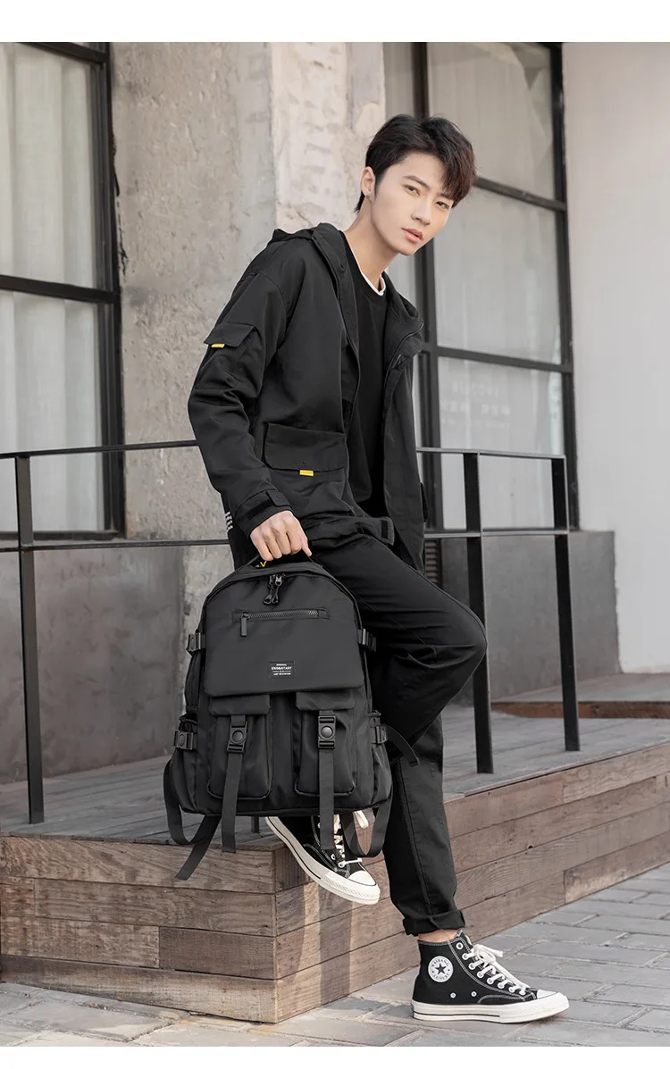 Men's 15 inch Laptop Backpack Large Capacity Oxford Durable Mochila for Youth Travel Sport Unisex Fashion College Bags back pack