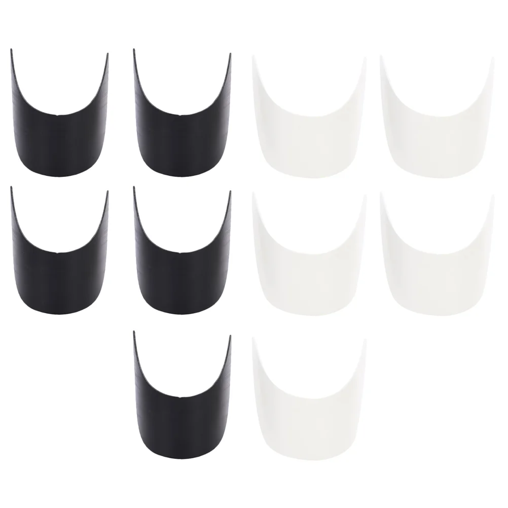 10 Pcs Peaked Visor Core Caps Liner Hat Support Baseball Brim Replacement Brims Plastic Inserts