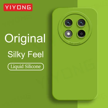 For HonorX9C Case YIYONG Original Liquid Silicone Soft Cover For Huawei Honor X9C Smart Magic 7 Magic7 Lite HonorX9C Phone Cases