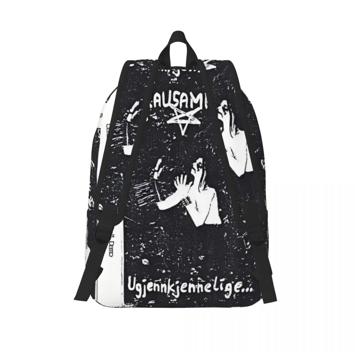 Grausamkeit Musica Zaino in metallo nero Zaini da viaggio Borse da scuola di moda per giovani Zaino traspirante colorato