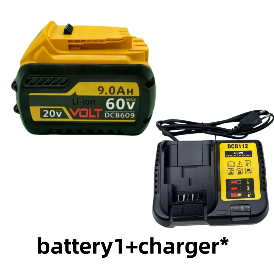 

DCB200 Battery 20V/60V 9Ah MAX FlexVolt for DCB606 DCB205 DCB206 DCB209 DCB182 Power Tool with