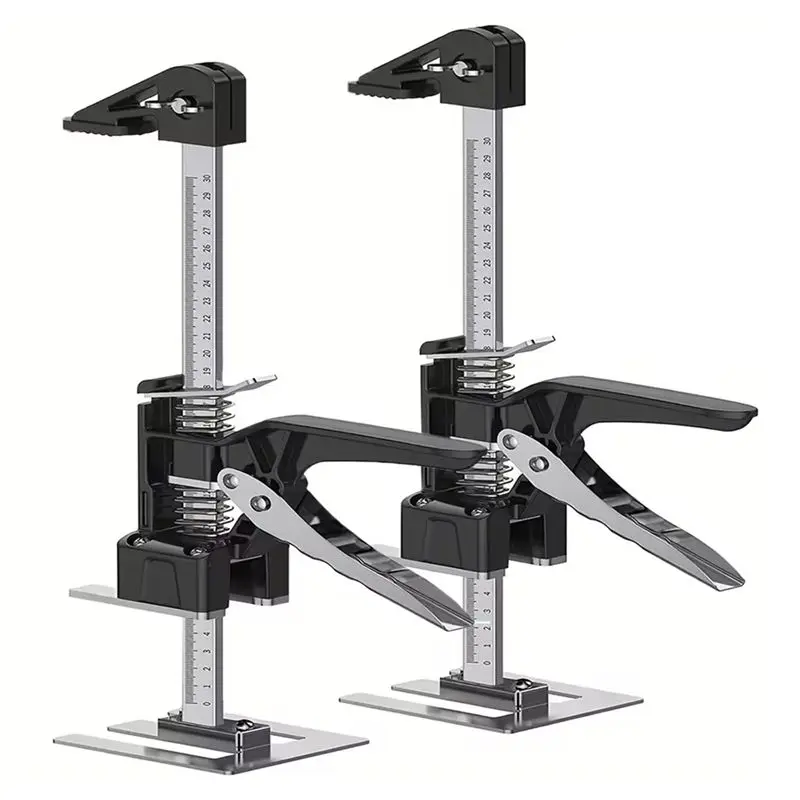 absj-gato-de-levage-reglable-en-hauteur-portable-de-155-pouces-2-pieces-outil-d'economie-de-travail-dispositif-manuel-de-serrage-de-precision-pour-cloisons-seches