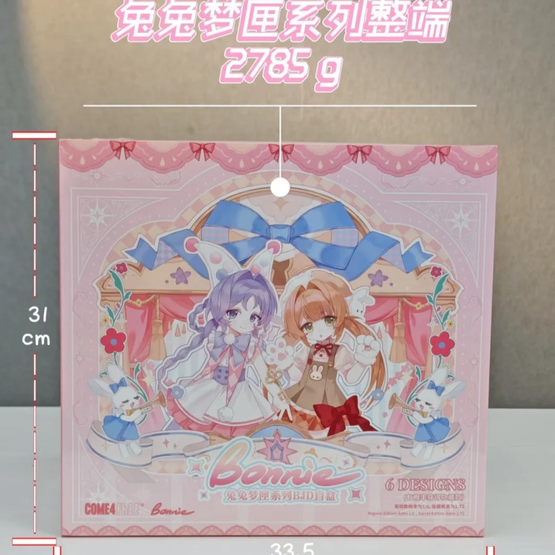 

Come4free Bonnie 1/6 Original Bjd Doll Bunny Dream Box Mystery Box Blind Box Joint Movable Collectible Anime Doll Ornament