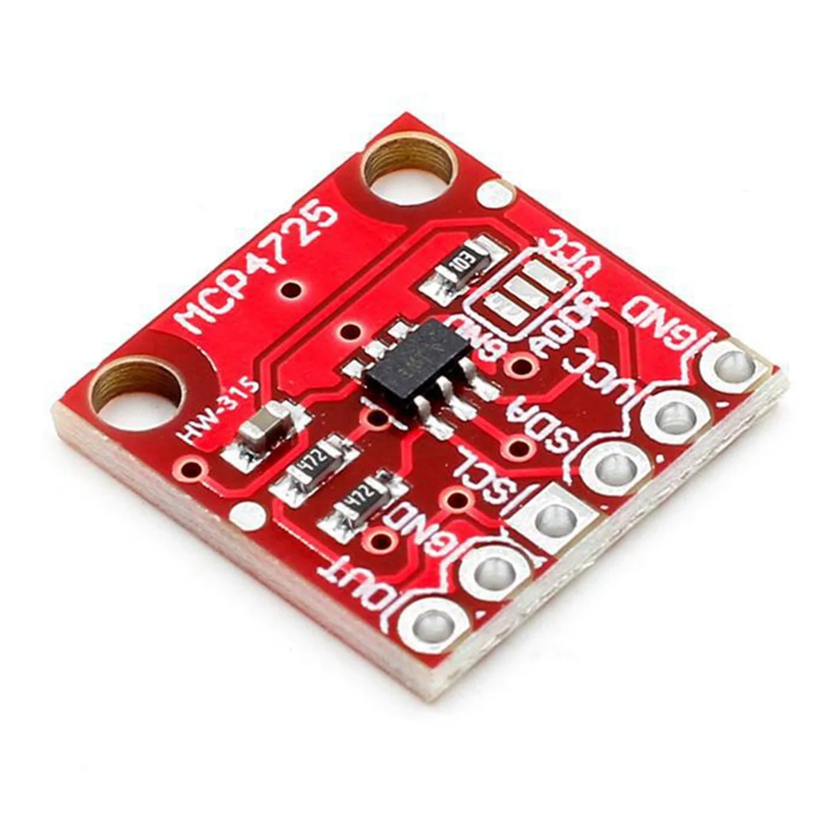 Convertisseur numérique de radiateur pour Ardu37, carte de développement EEPROM, technologie numérique vers Analong, MCP4725, I2C