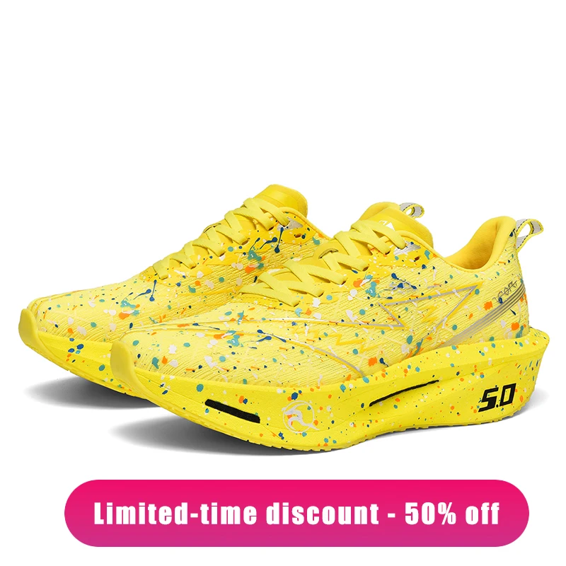 

Air Cushion Carbon Plate Running Shoes Jogging Marathon Men Sports Breathable Lightweight Comfortable Nonskid Casual Sneakers