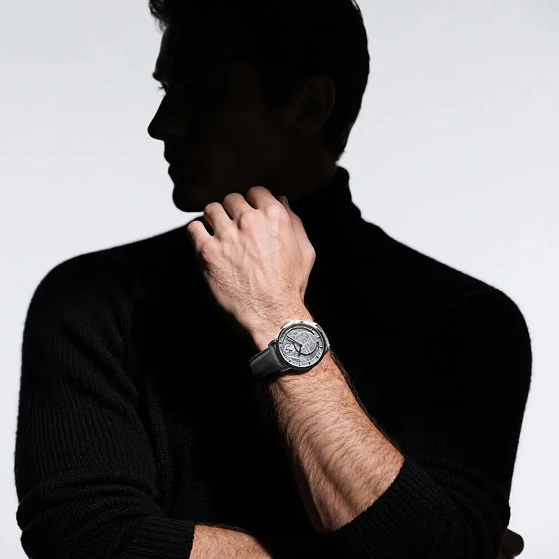 AGELOCER Switzerland Designer Meteorite dial Luxury Watch Top Brand Mens Automatic Sapphire Watches Mechanical Power Reserve 80h