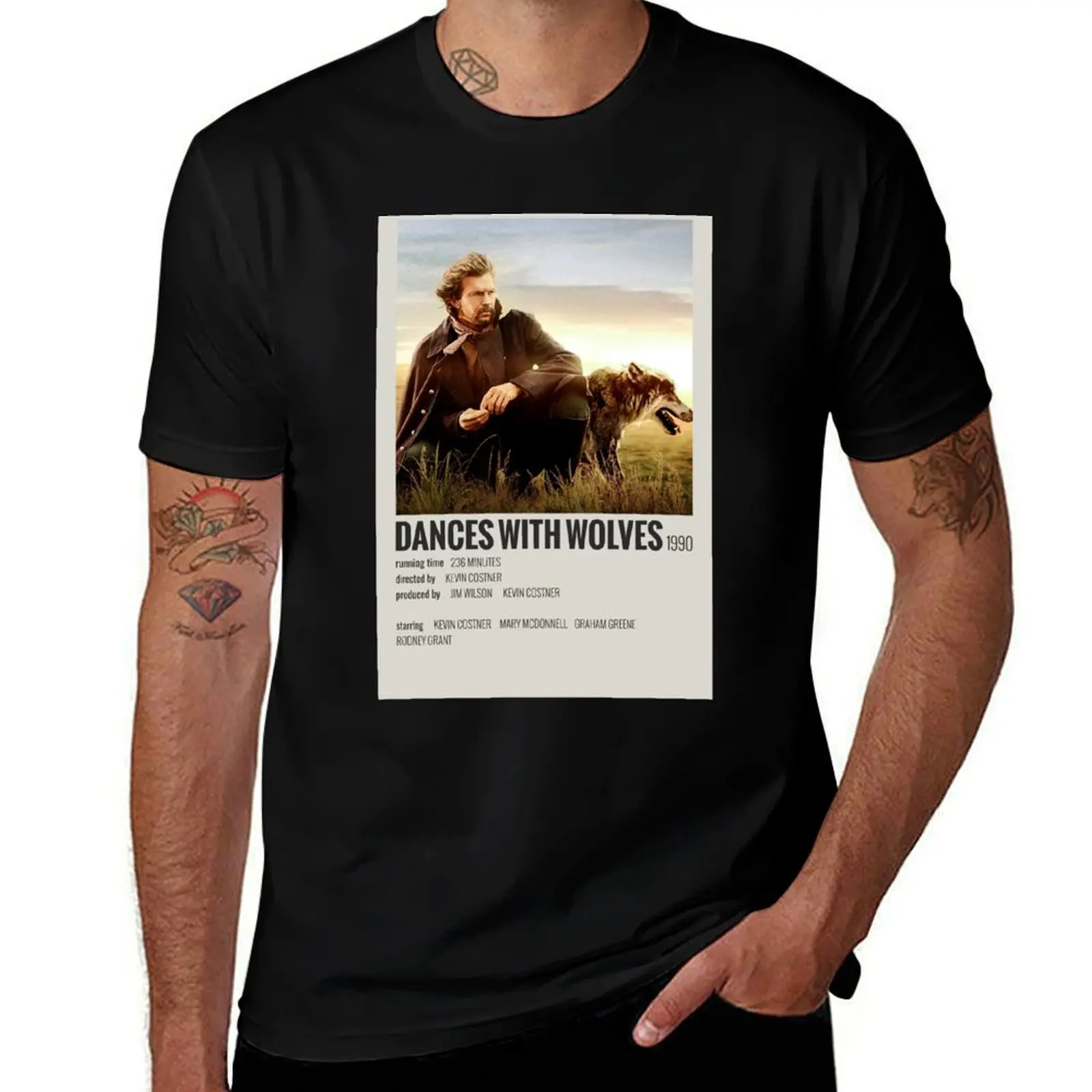 

Dances with Wolves (1990) T-Shirt t shirt for man 100 percent cotton printed t shirts for man anime tshirt T-Shirt