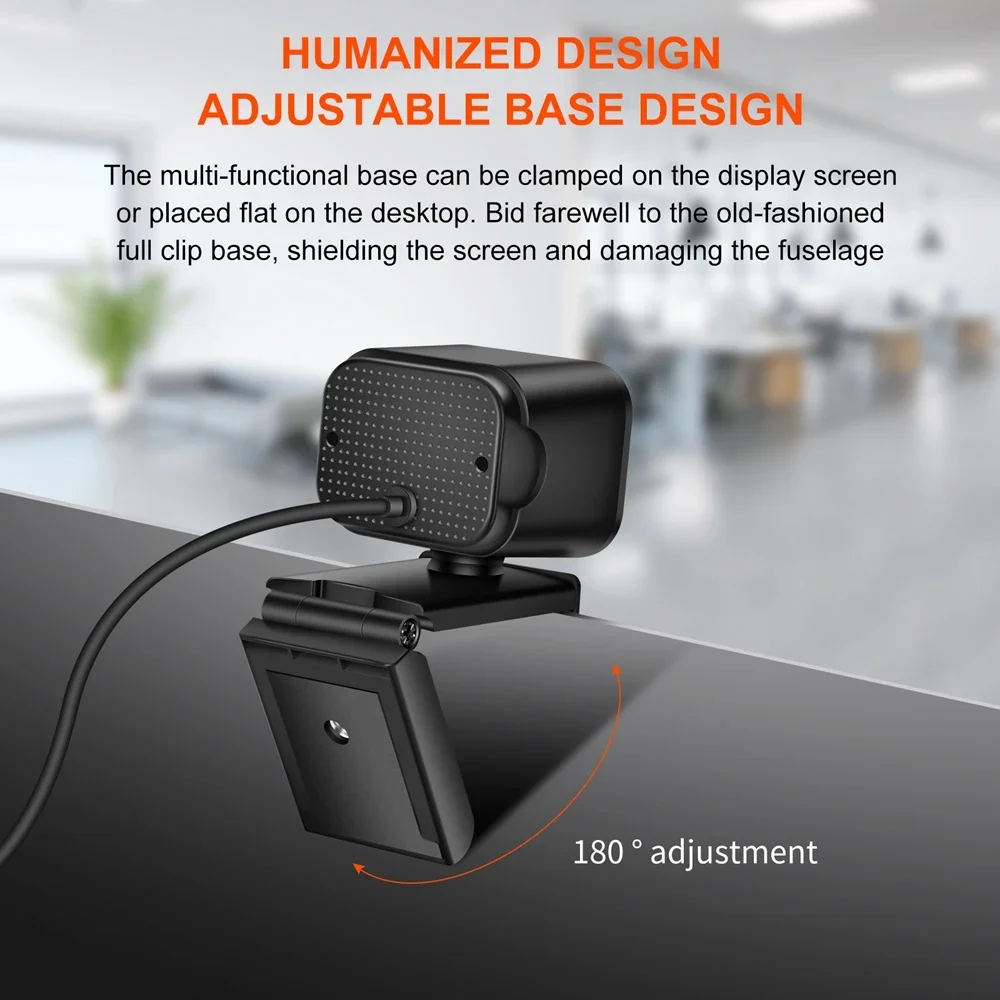 2K HD Web Camera Full HD USB Webcam Autofocus With Microphone Web Cam For PC Computer Mac Laptop Streaming YouTube Webcamera