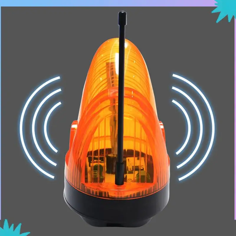 ABZW 2X 12V-220V LED 알람 빛 스트로브 깜박임 비상 경고 램프 자동 게이트 오프너에 대 한 벽 마운트
