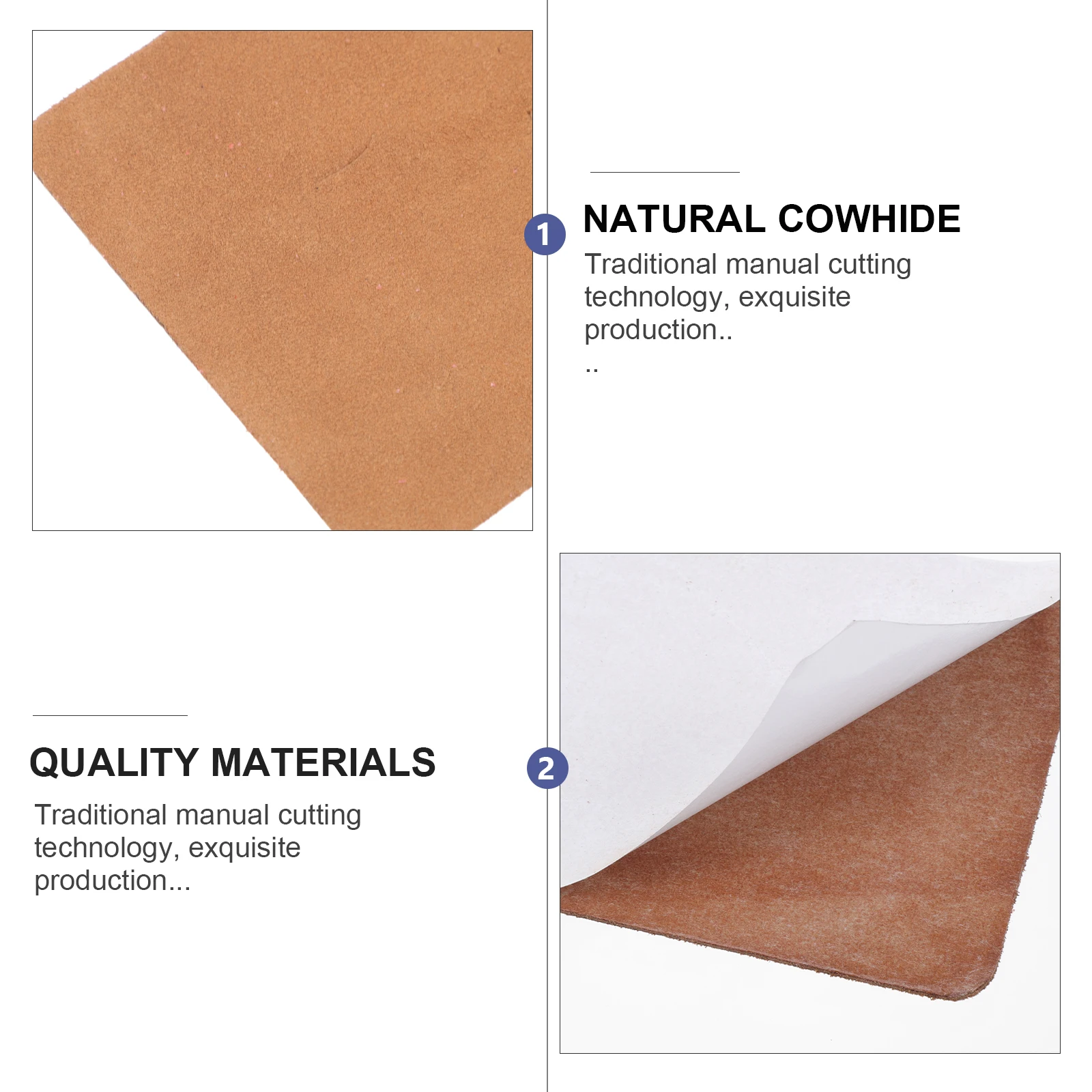 

1Pcs Double-Sided Adhesive Cowhide Anti-Skid Pad for Pipa Non-Slip Mat Musical Instrument Practice Performance Fixed Accessory