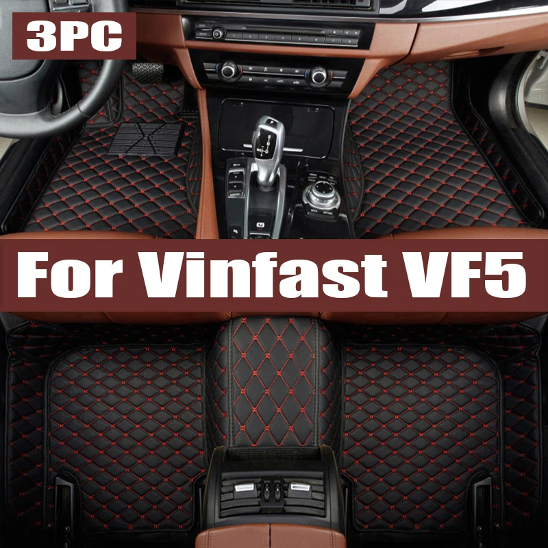 Custom TPE Car Floor Mats For Vinfast VF5 2022 2023 trunk mat Interior Carpets Car Mats