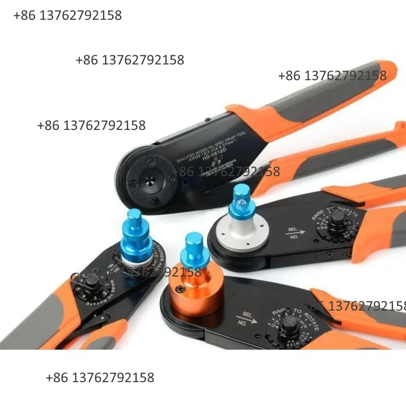 Компрессионные клещи IWISS Pin W2 для авиационных разъемов AF-8 M22520/1-01, четырехконтактный ручной обжимной инструмент для аэрокосмических клемм