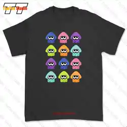 Splatoon 2 Squid Pattern T-shirt Tee 4GX0