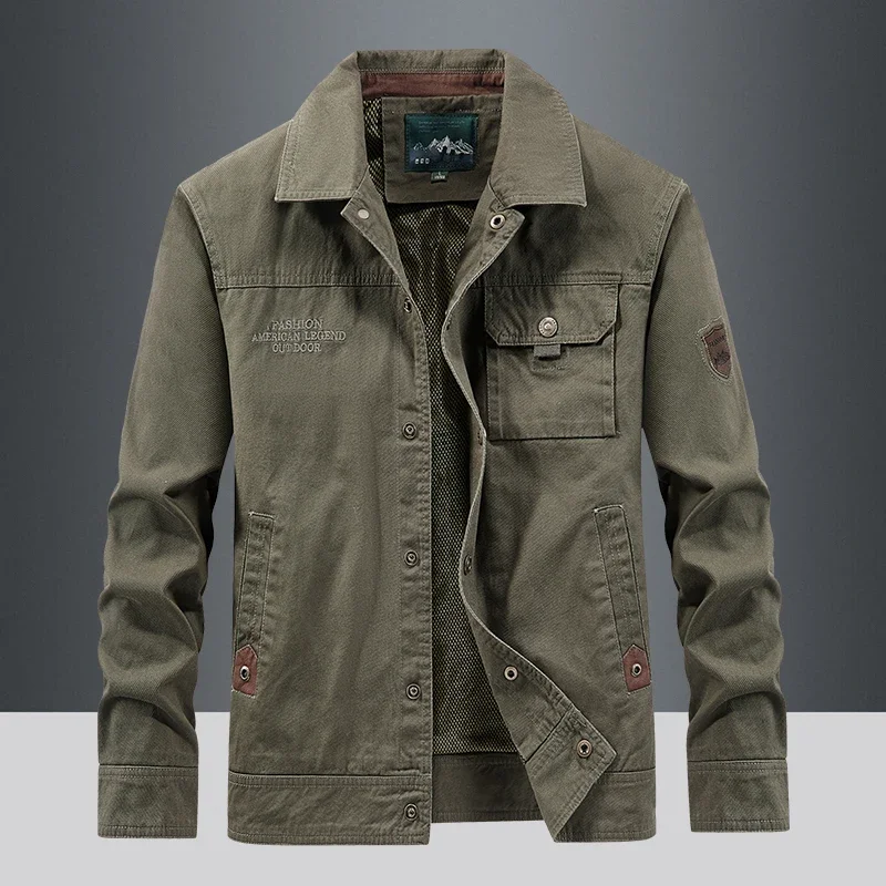 Veste de baseball militaire pour homme, manteau décontracté, extérieur, coupe-vent, nouveau pilote, bombe, automne, printemps