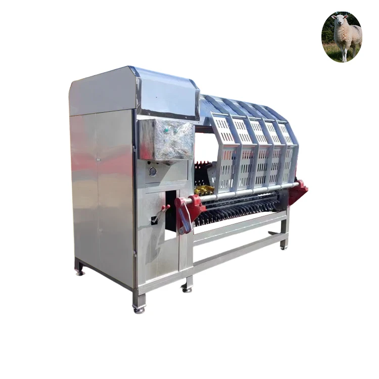 Automatic Sheep Slaughtering Line Sheep De Hairing Machine Sheep Meat Slaughter House