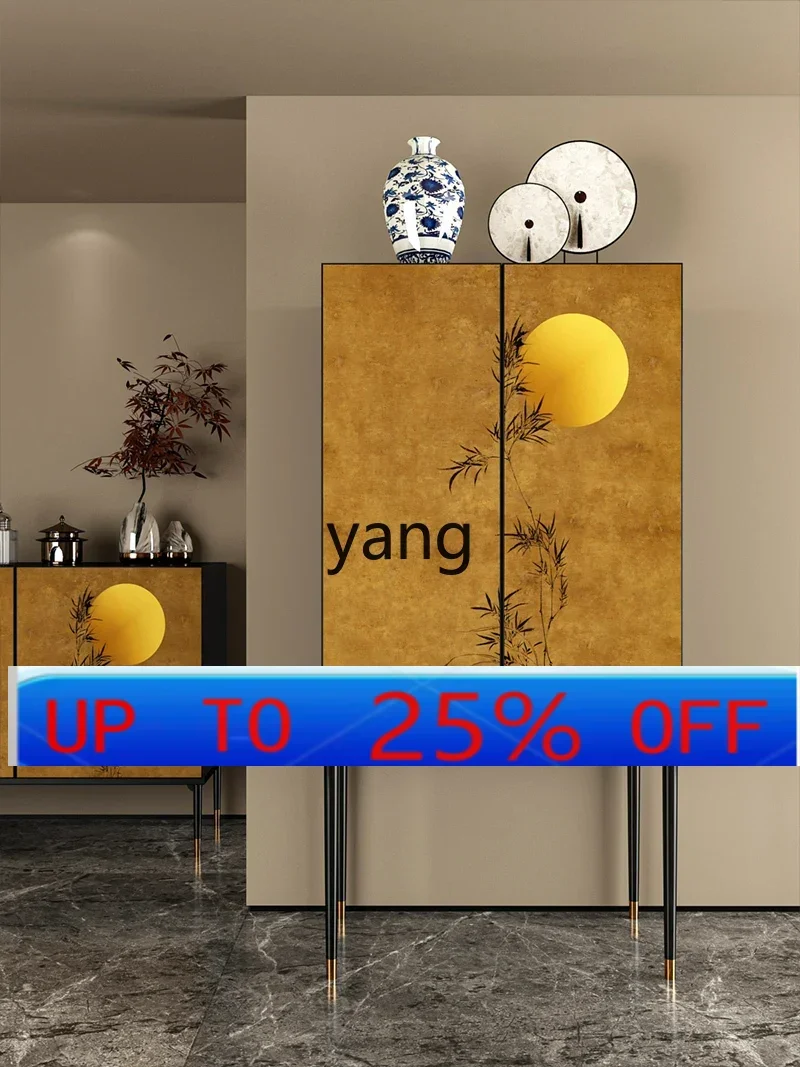 

Lcx tall vertical cabinet entrance dining side cabinet integrated household storage decoration