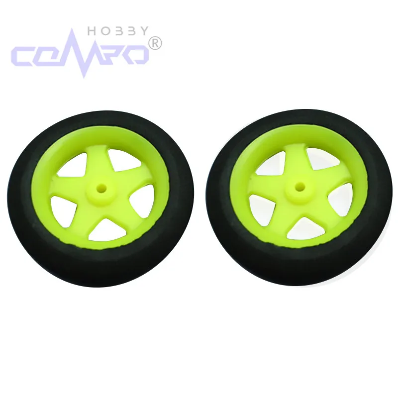 10 peças roda de 5 raios pneu esponja 4 cores dia30-46mm espuma super leve para kt espuma asa fixa modelo de aeronave rc substituição de avião