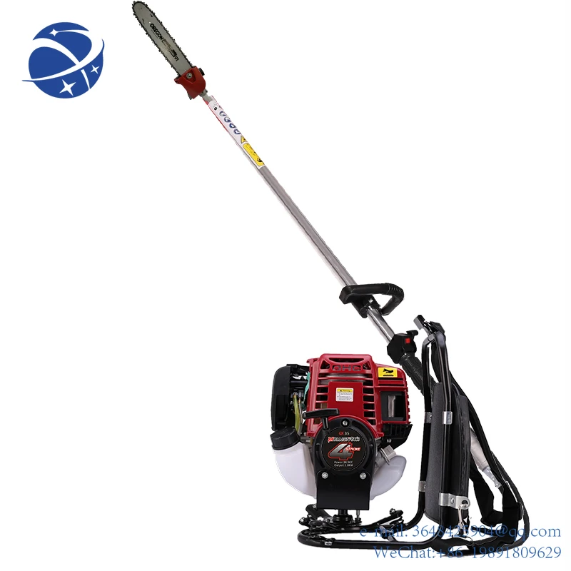 YYHC 9  in1 New High Quality Backpack Brush Cutter Grass Cutter With4 stroke 35cc Petrol Engine Tree Cutter Mini Tiller