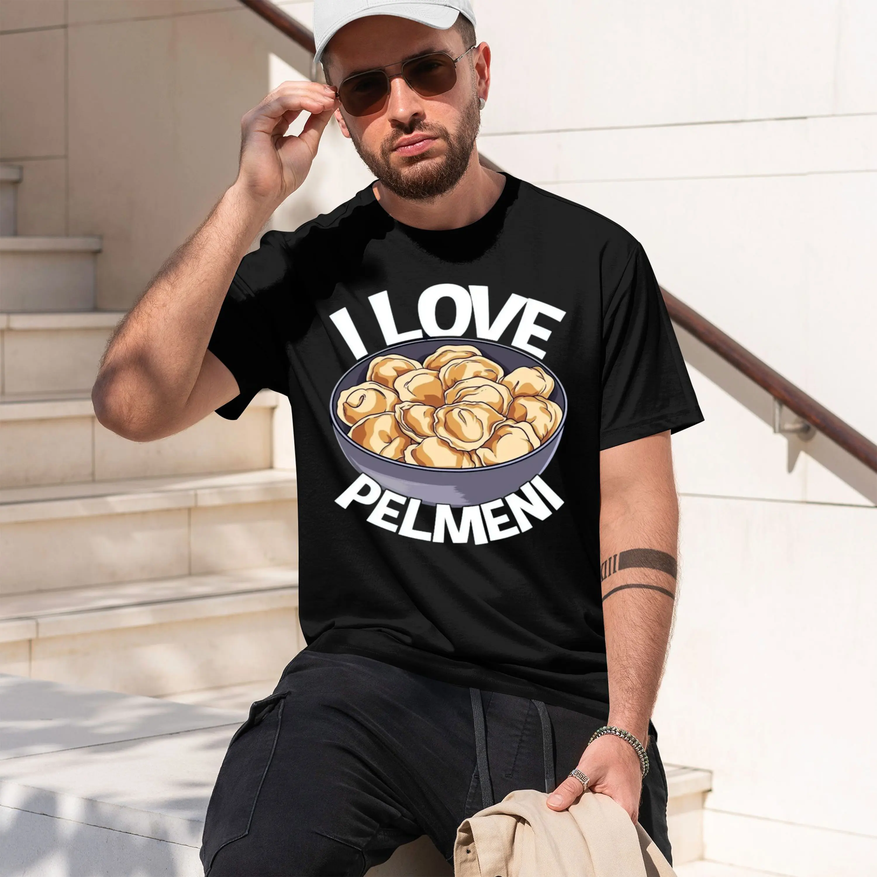 Russian Pelmeni Lover Babuska Grandma's Cuisine Russia Street Food Dumplings Soup Funny Idea T Shirt Sweater vintage Washed 2026