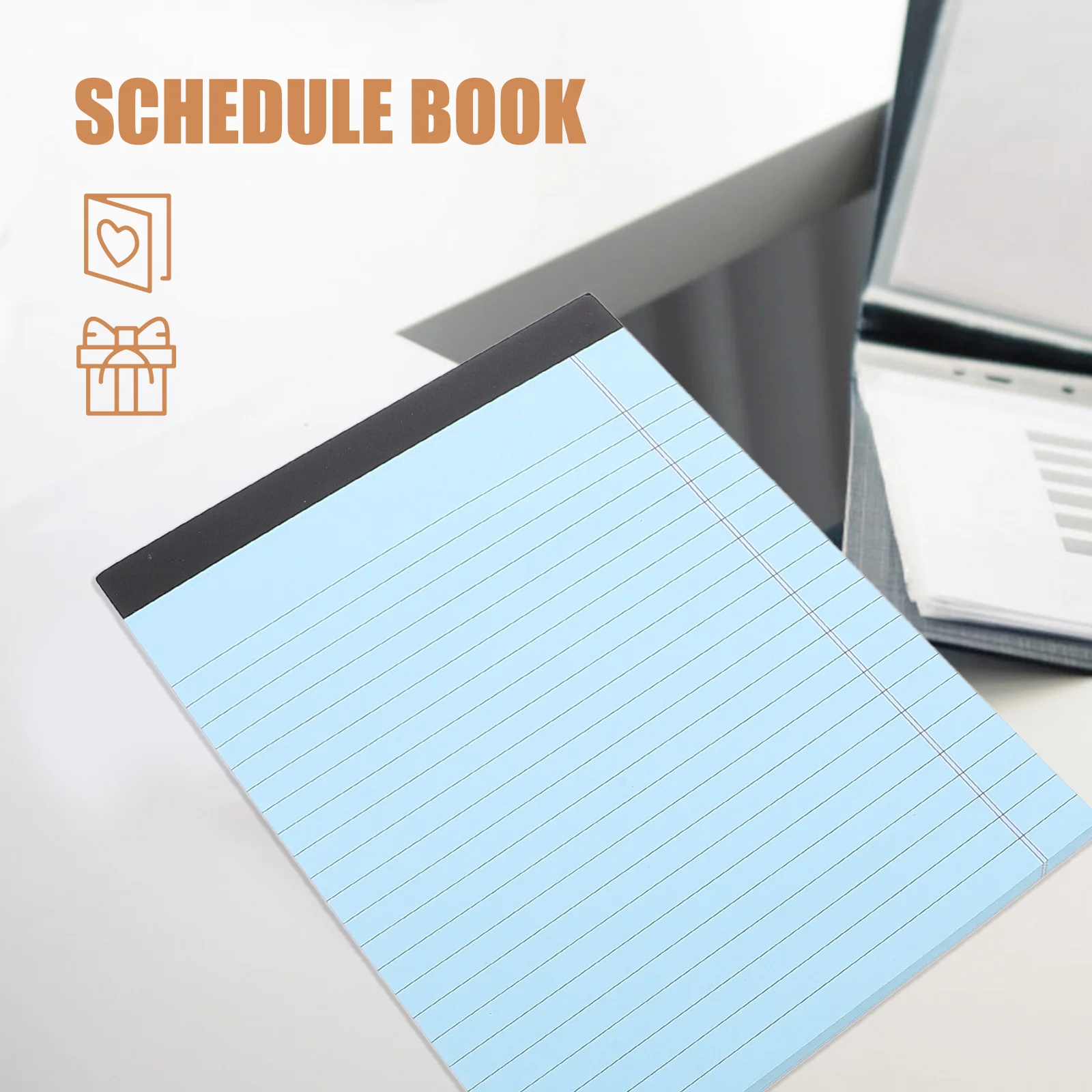 Cute Legal Small Notepads, Sticky Notes, Writing Paper, Grade Horizontal, 4 pcs