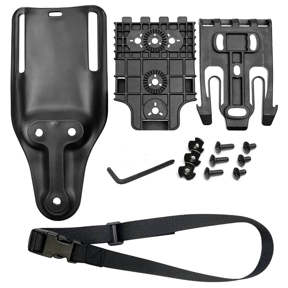 

Комплект системы быстрого фиксации, с кобурой набедренными ремнями, платформа с петлей для ремня для низкой езды, основание адаптера QLS 22 19, аксессуар для кобуры