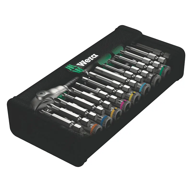 Wera 05004016001 8100 SA 6 Zyklop Speed Ratchet Set 1/4\