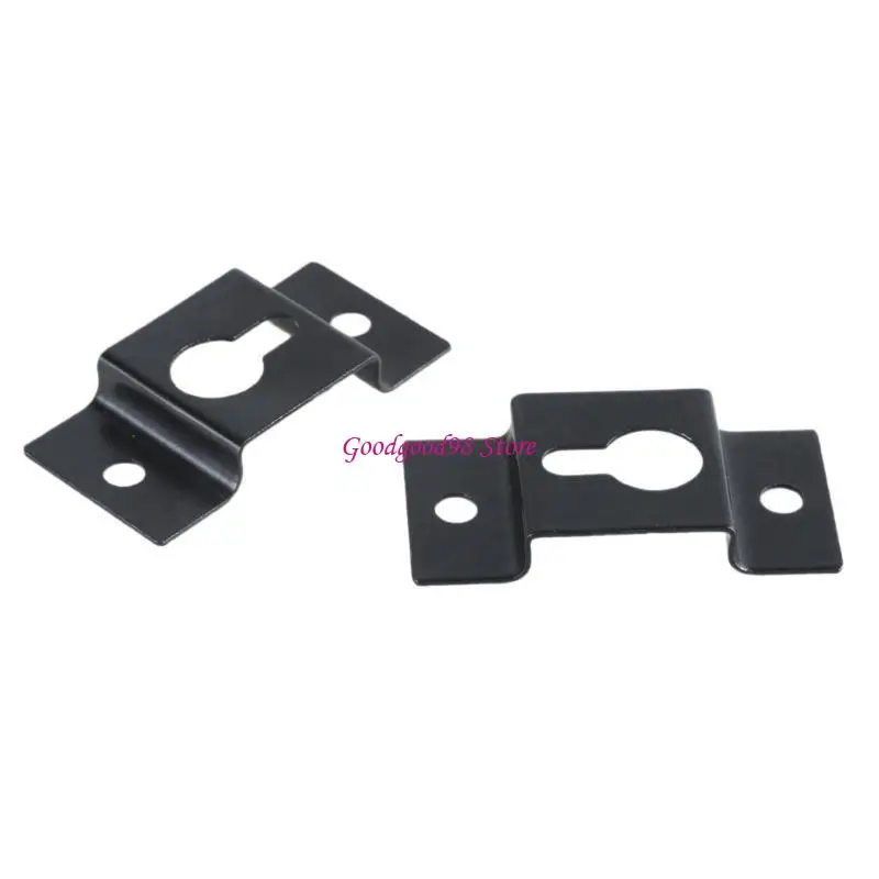 

Surround Sound Speaker Wall Hangers Sturdy Metal Construction Wall Mount Hook for Safe and Stylish Home Music Setups W8EC