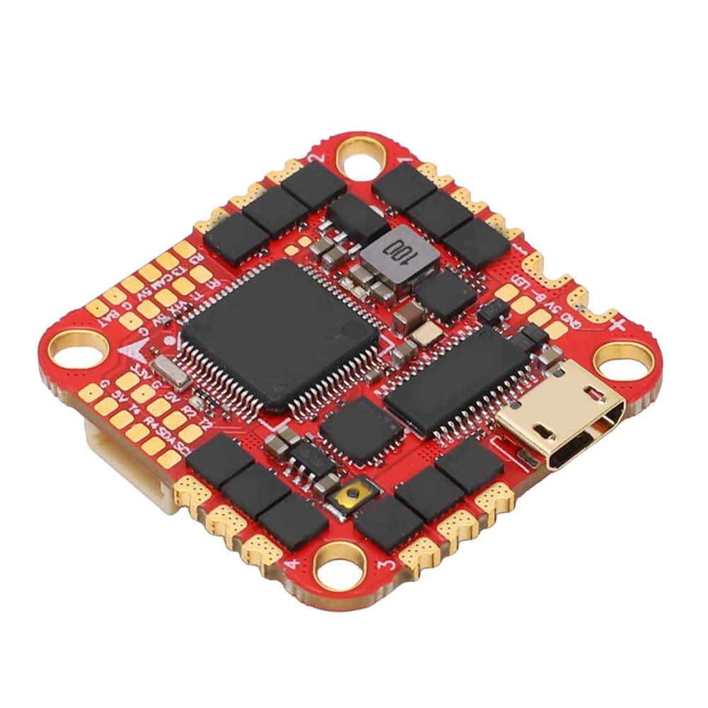 HAKRC F722 AIO Flight Controller Built-In 40A ESC STM32F722RET6 MPU6000 AT7456E OSD Barometer 5V/3A BEC Dual USB for FPV Droe