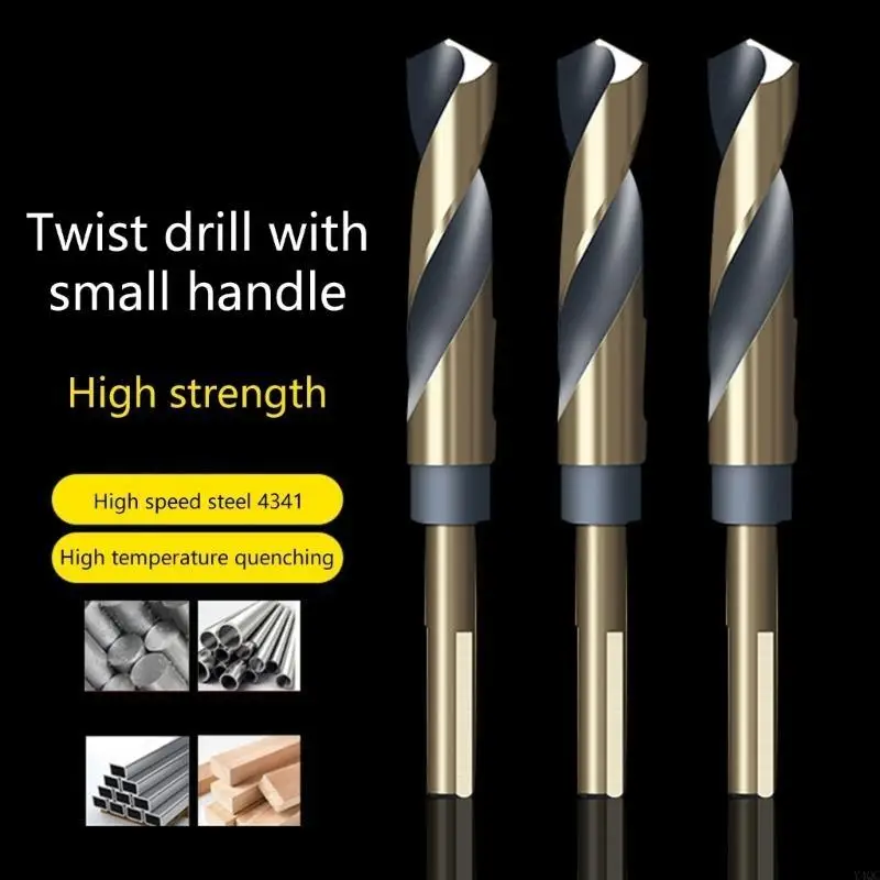 Draagbare 12mm-35mm Spiraalboor Ronde Schacht Verminderde Schacht Boren HSS Multifunctionele Metalen Boor Accessoires Y4QC