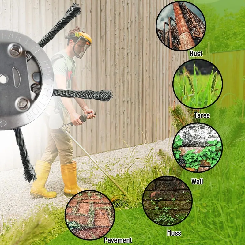 رأس كوب هوائي من أسلاك الفولاذ، رأس إزالة الأعشاب الضارة العالمي Ci Yin، رأس كوب من القش، حصيرة إزالة الأعشاب الضارة، حصيرة إزالة الأعشاب الضارة من القطيفة للحديقة. وصلة لحام #5