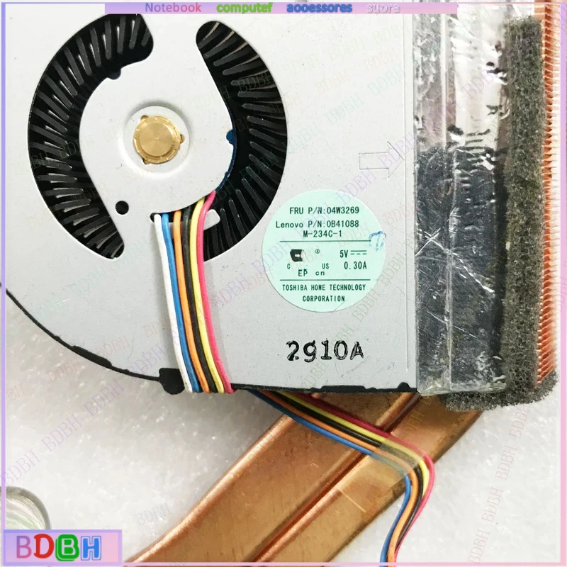 ZQ   For Laptop Lenovo Thinkpad T430 T430i CPU Cooling Fan Radiator Heatsink GPU 04W3267 04W3269