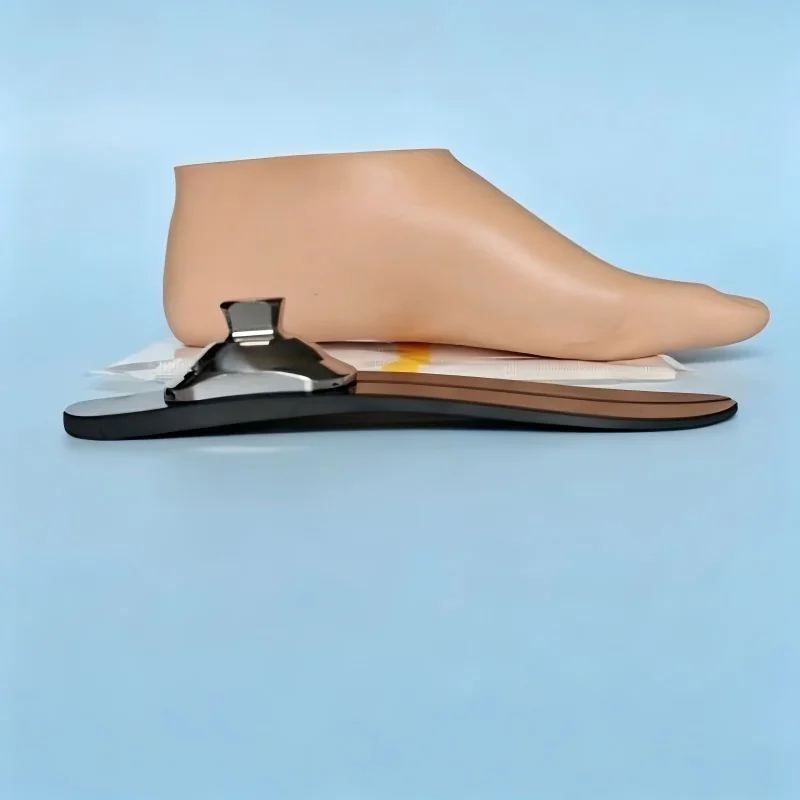A Set of Prosthetic Limb Carbon Fiber Foot Sole, Severed Long Residual End, Carbon Fiber Foot