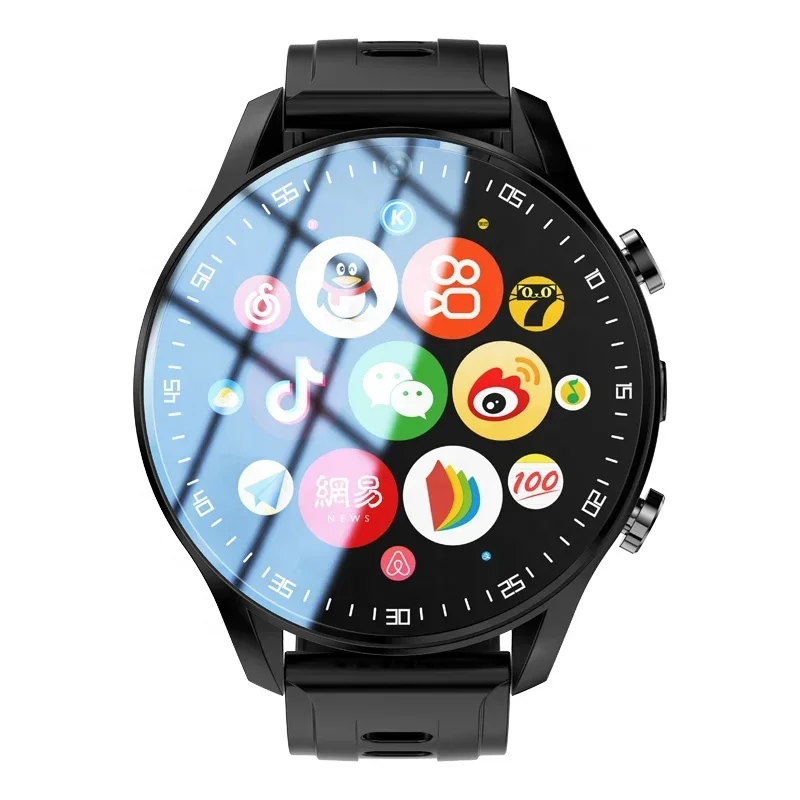 

NEW Smart Watch Large Memory Pluggable 4G SIM Card Health Monitoring Touch Screen Bluetooth GPS and Video Call SmartWatch