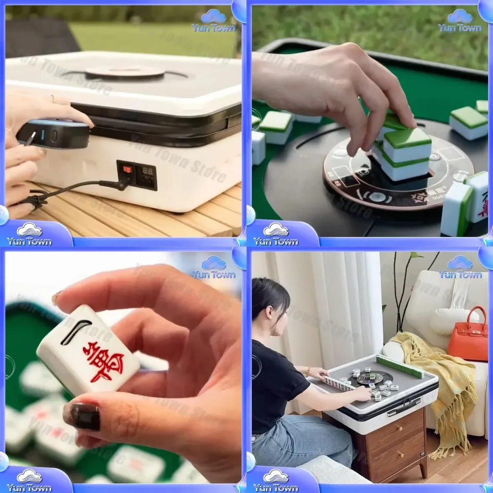Automatic Mahjong Table for Home Use for Factory Automatic Chess Room Mahjong Tile for Sale mahjong table electric folding