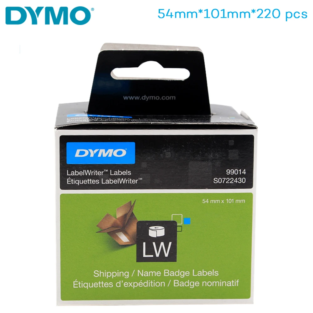 Dymo Barcode Label Printer Label Paper 99014 Thermal label Paper for Dymo LW-550 LW550 LW450 Label Maker Machine 101*54mm Labels