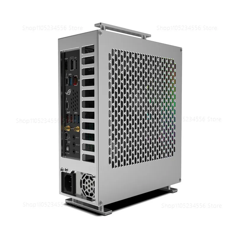 4.28L mini A24-V3 2.1 All Aluminum ITX Case For iGPU 1U PSU Ultra Compact Chassis