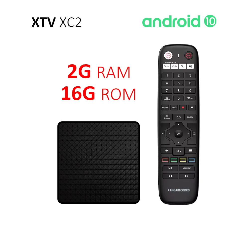 XTV XC2 Android 10 Xtreamcodes Stalker IPTV Box Features Allwinner