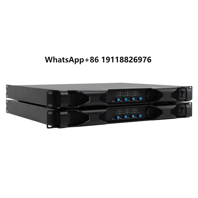 

4 Channel Digital 1U Power Amplifier Professional D Class Audio Board for Stage 4X1800W