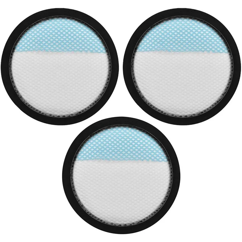 3 Pack Washable Filter Replacement for Ryobi 18V 1+ Cordless Stick Vacuum Cleaner PCL720 PBLSV716 A32SV720N