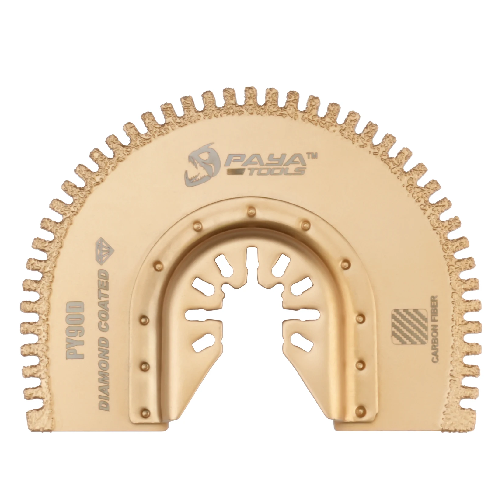 PAYA Brazed Diamond Segmented Saw Blade 50-60 Grit 90mm Precision Cutting for CFRP Fiberglass Open Teeth Extra Thin Version