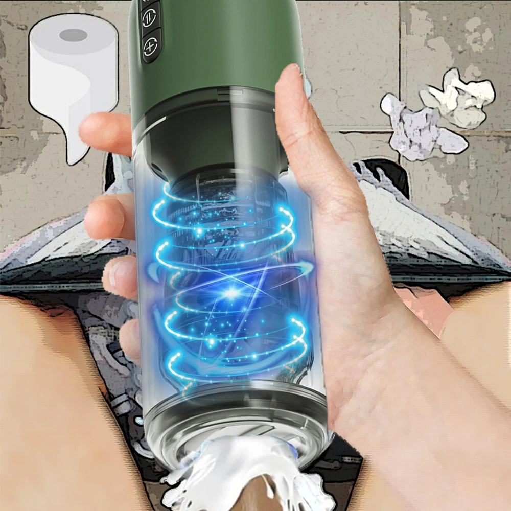 

Automatic Men's Masturbator Suction Machine Vibrating Massager Multiple Modes Masturbation Blowjob Sexs Toys New Glans Penis