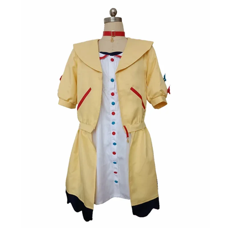 

Унисекс аниме Cos Inugami Korone косплей костюм униформа нестандартного размера