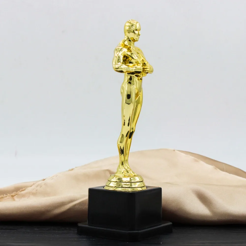 Replica Oscar Trophy Awards 18cm 21cm 26cm Plastic Small Gold Statue Party Celebrations Gifts Gold-Plated Craft Souvenirs