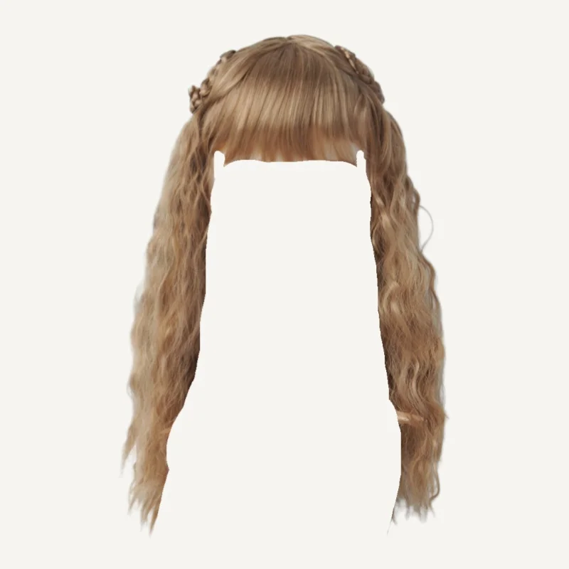 

JD098 All Sizes Long Curly BJD Synthetic Mohair Wig For Lati OB11 YOSD MSD SD Qbaby Blythe Doll Hair Cheap Accessories