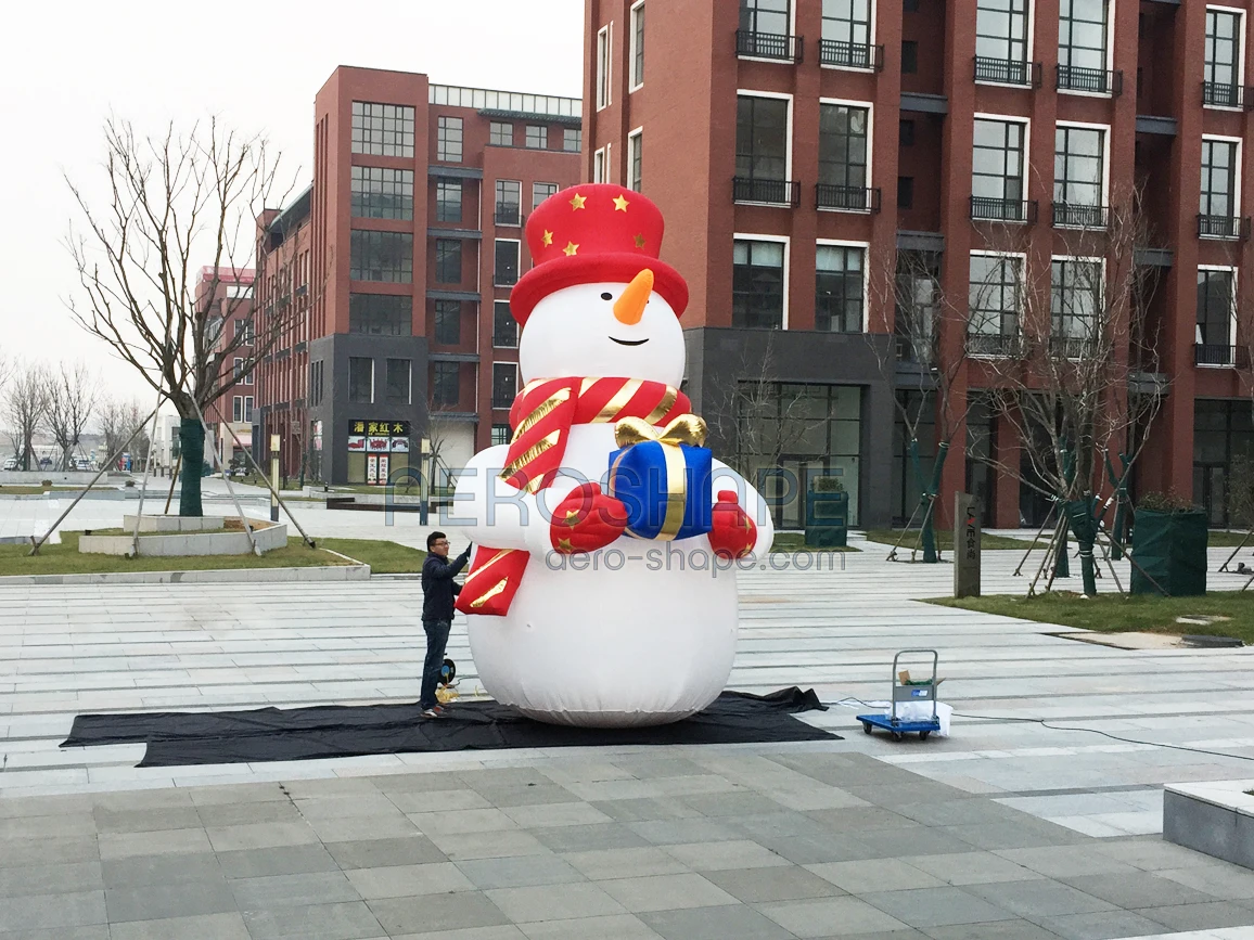 3m Cheap Home Decoration Giant Inflatable Christmas Snowman New Years Cool Winter Customized Xmas Inflatable Snowman