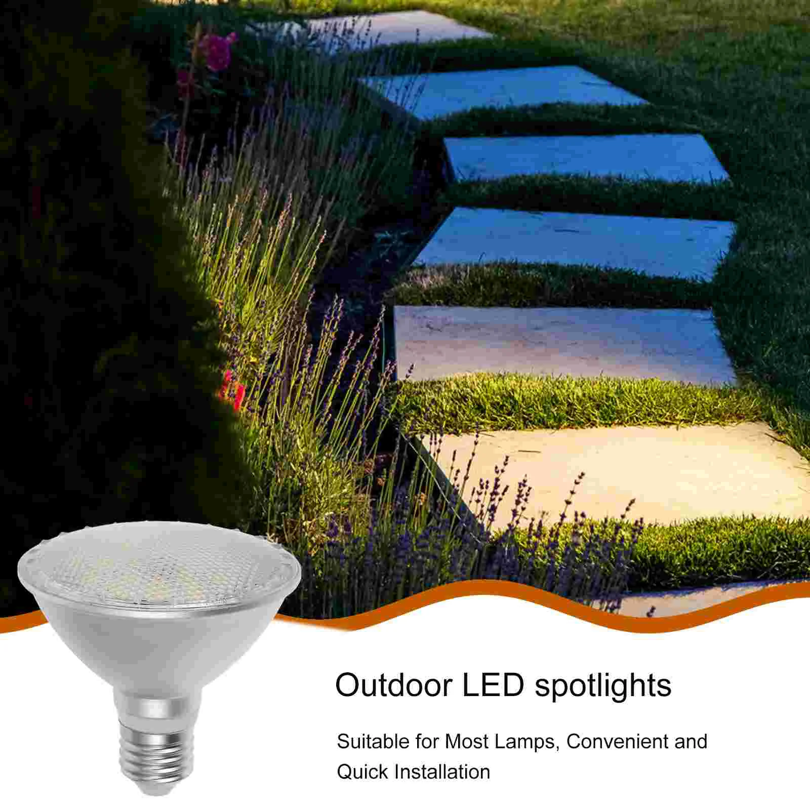 LED Bulb Outdoor Part Flood Convenient Replacement Practical